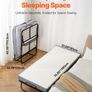 Rollaway Bed Folding Bed with 5 inches Foam Mattress for Adults & Guest Image 2