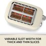 Bold Vanilla Cream 2-Slice Toaster with High-Lift and Wide Slots Cream and Silver Chrome MULTIPLE COLOURS AVAILABLE (FREE POSTAGE) Image 9