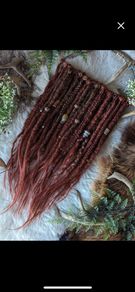 Set of 50 SE synthetic dreads braids Single ended dreads