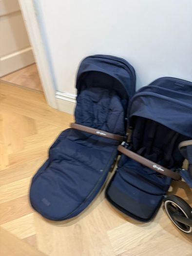 Cuybex Gazelle s single to double buggy