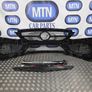 Complete Front Bumper For Mercedes C Class W205 C63 Amg Saloon 15-21 Black C197 Image 9