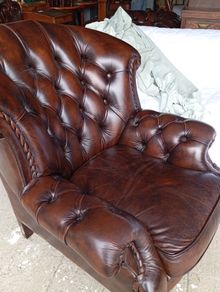Chesterfield wingback chair