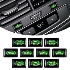 10pcs Custom Car Interior Stickers Badges Auto Styling Decoration For Land Rover Range Rover Sport Freelander 2 Evoque etc