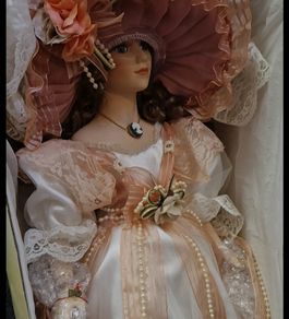 New Vintage Ceramic Doll