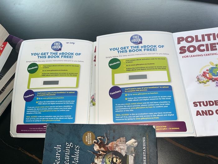 Politics & Society leaving cert books