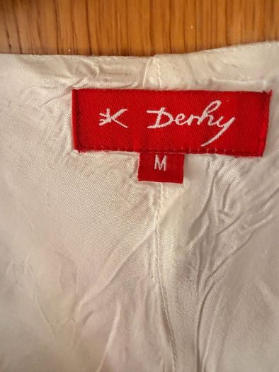 Derhy designer linen dress chic vintage quality sophisticated white