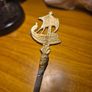 Vintage Stainless steel Brass Kebab Skewer Image 2