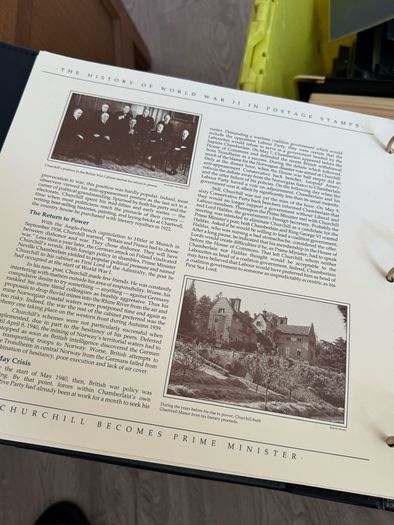 The History of World War II in post stamps