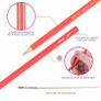 Pre-sharpened Colouring Pencils, Professional Oil-based Water Soluble Colored Pencils Set with Brush, No Wax, for Sketching Image 2