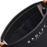 Radley Black  Medium Ziptop Crossbody Handbag Image 4
