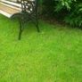 Cast iron and oak garden bench Image 2