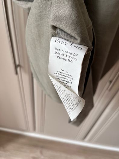 Part Two pure linen dress uk10-12