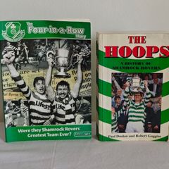 Shamrock Rovers FC Books Bundle The Hoops and Four in a Row Story