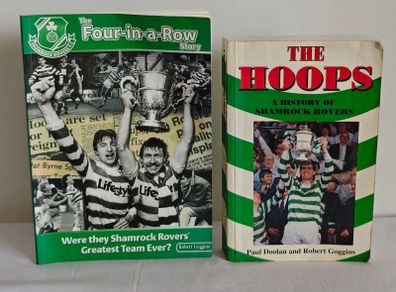 Shamrock Rovers FC Books Bundle The Hoops and Four in a Row Story