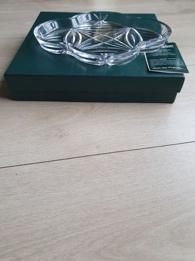 Brand new Galway crystal 24% lead dish/platter 9.5"L- 7.5"W -1"D,  in perfect condition,