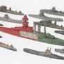 1930s lead toy waterline ships Image 5