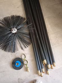 chimney cleaning brush set