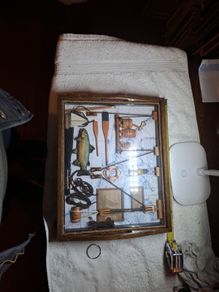 Fishing diorama