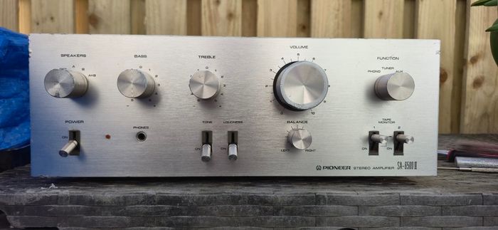 Vintage Power Amplifier Pioneer Sa 6500 Ii