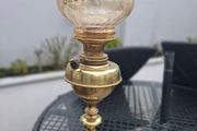Beautiful Quality Antique Victorian Brass Oil Lamp made by Young's Paraffin Light and Mineral Oil Company in Edinburgh Scotland