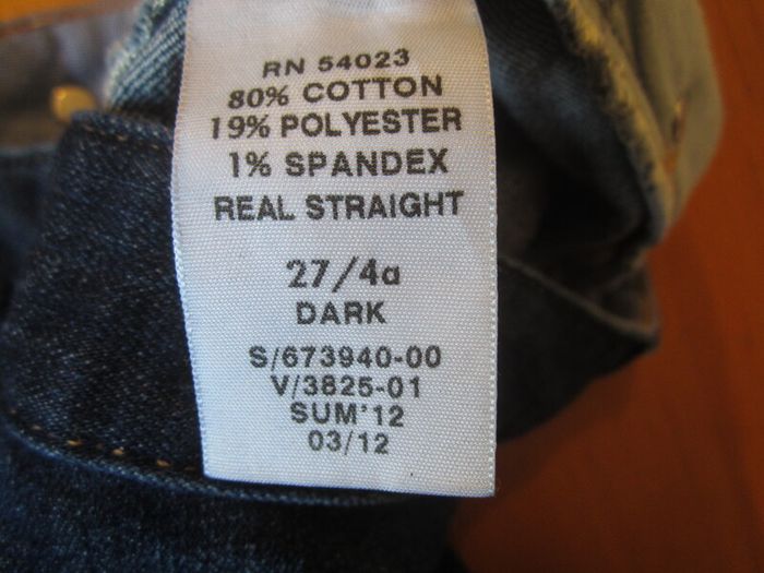 GAP    size  27 ...   30 inch waist
