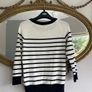 Caractere Black & White Striped Jumper Pullover Brand New Size S RRP e 79 Image 4
