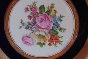 beautiful royal blue and gold plate