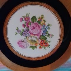 beautiful royal blue and gold plate