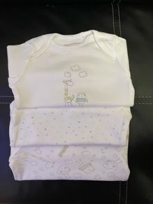 Next baby vests set unisex up to 1 month