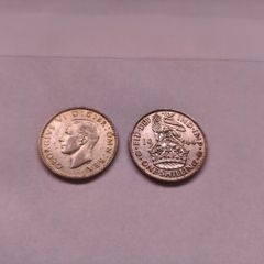 Various Years - UK silver Shillings 1920-1946