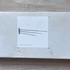 IKEA - BROGRUND Towel holder 3 bars, stainless steel
