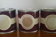 Farrow &amp; Ball Paint Sample Testers - London Stone, Clunch &amp; Stirabout