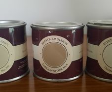 Farrow & Ball Paint Sample Testers - London Stone, Clunch & Stirabout