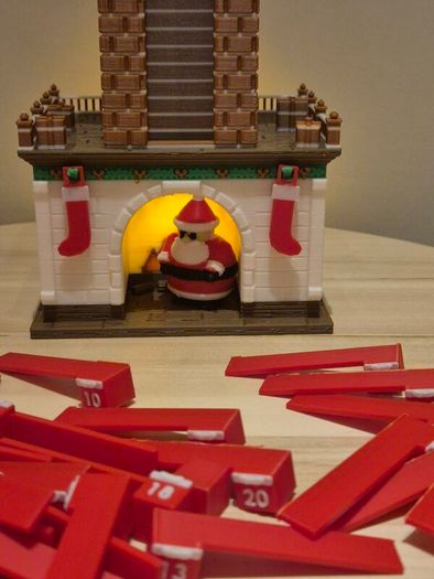 Santa Chimney Advent Calendar