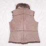 Denim Co Brown Taupe Suede Faux Fur Sleeveless Bodywarmer Gilet 14UK/42EU Image 6