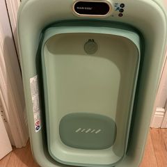 Foldable baby and toddler bath tube