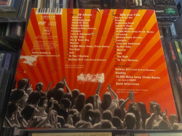 Mundy - Live and Confusion   CD/DVD