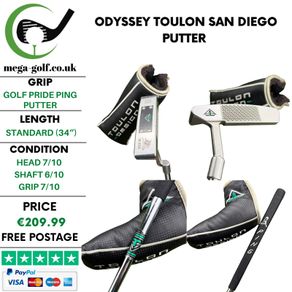 Odyssey Toulon San Diego Putter / 34"