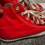Red Converse Size 6 Image 5