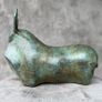 Abstract Buffalo - Patinated Bronze Image 3