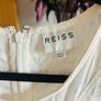 Reiss silk cream dress Image 4