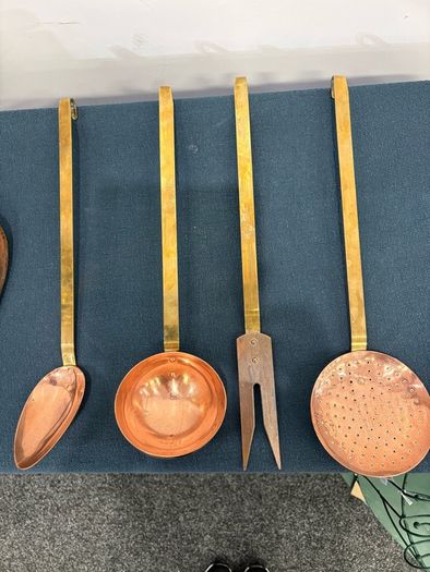 Great Set French copper UTENSIL SET