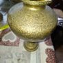 Rare Antique Brass or Bronze Hand Engraved Holy Water Vessel or Vase. around 19th Century. Great Antique Decor for Collector or your home Image 2