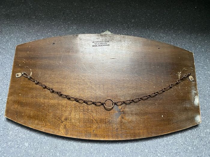 Vintage Art Deco Midcentury Wall Mirror Made in Britain
