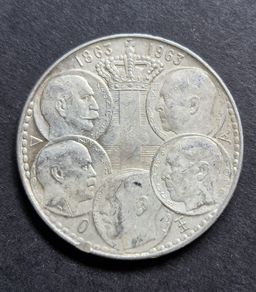1963 Silver Greece 30 Drachmai - Paul I Royal Dynasty coin