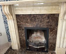 2 x Marble Fireplaces