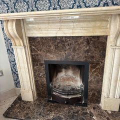 2 x Marble Fireplaces