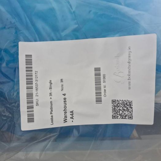Brand New Single Bed Frame & Premium Leaba Mattress (Still in Plastic!)