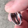 Vintage Sterling Silver Marcasite Rings Image 9
