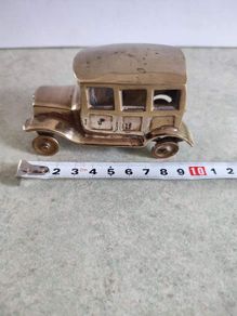 Vintage Heavy Model Car Solid Brass Antique Style.